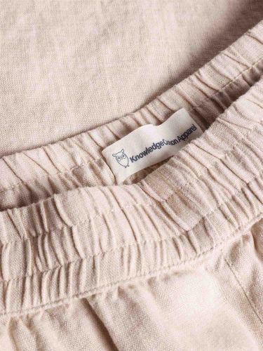glore Knowledge Cotton Apparel POSEY wide mid-rise linen shorts Lagerräumung