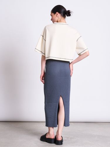 glore JAN 'N JUNE Cropped Boxy T-Shirt Blomst Zeitlich begrenztes Angebot