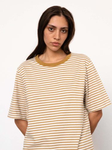 glore Rotholz Striped T-Shirt Sonderangebot der Fabrik