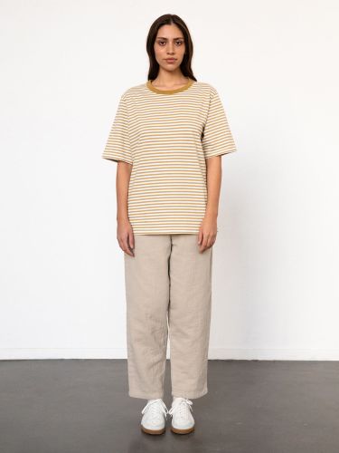 glore Rotholz Striped T-Shirt Sonderangebot der Fabrik
