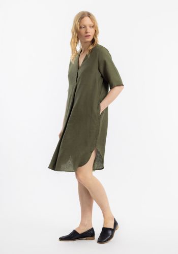 glore Rotholz Kaftan Dress im Angebot