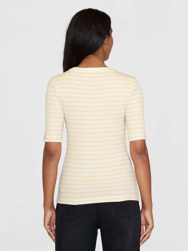 glore Knowledge Cotton Apparel Striped Rib T-Shirt Günstiger Verkauf