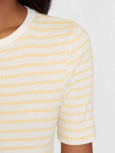 glore Knowledge Cotton Apparel Striped Rib T-Shirt Günstiger Verkauf
