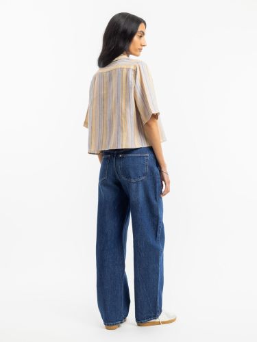 glore Rotholz Cropped Bowling Shirt Multi Meist gekauft