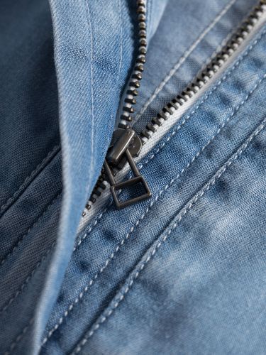glore Knowledge Cotton Apparel A-Shape denim dress Super Rabatt
