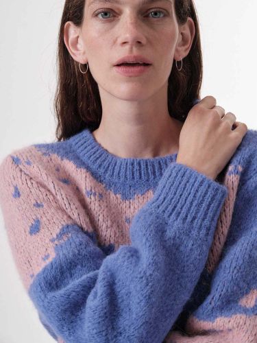 glore LANIUS Pullover mit Intarsie Fabrik Onlineshop