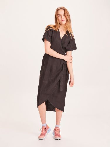 glore Knowledge Cotton Apparel ORCHID linen wrap dress Valentinstagsangebot