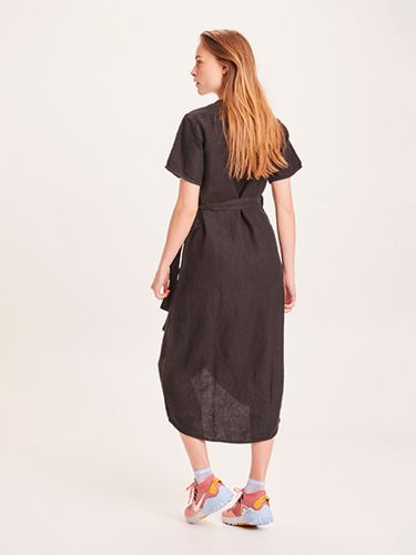 glore Knowledge Cotton Apparel ORCHID linen wrap dress Valentinstagsangebot