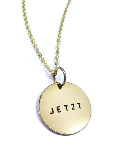 glore fremdformat Kette mit Anhänger "JETZT"
