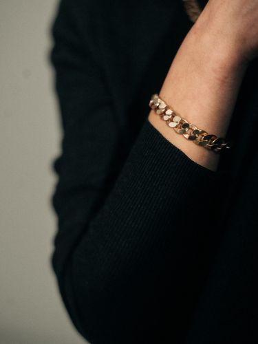 glore fremdformat Armband Extrabreite flache Kette Vierteljährliche Förderung
