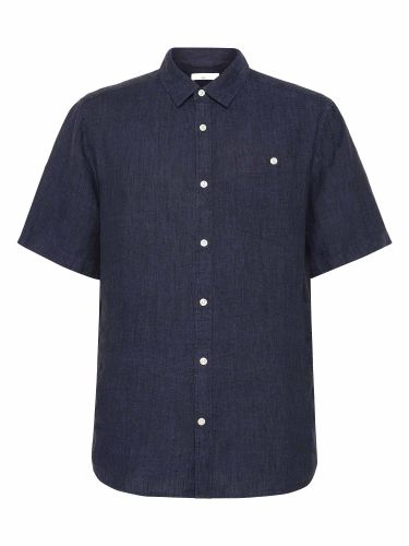 glore Knowledge Cotton Apparel Regular Linen Short Sleeve Shirt Super Rabatt