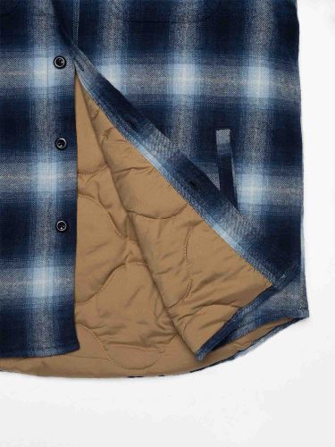 glore Nudie Jeans Glenn Padded Shadow Check Shirt Rabatt