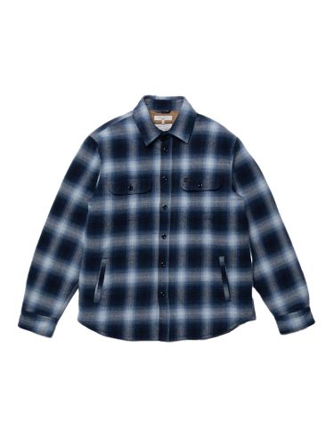 glore Nudie Jeans Glenn Padded Shadow Check Shirt Rabatt