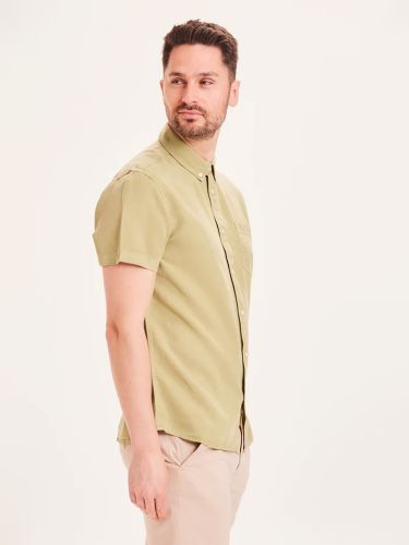 glore Knowledge Cotton Apparel LARCH Tencel garment dyed SS custom fit shirt Schlussverkauf