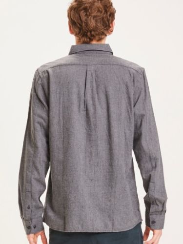 glore Knowledge Cotton Apparel ELDER Regular Fit Melange Flannel Shirt Muttertagsangebot