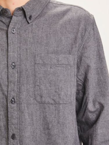 glore Knowledge Cotton Apparel ELDER Regular Fit Melange Flannel Shirt Muttertagsangebot