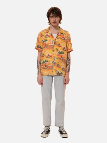 glore Nudie Jeans Arvid Hawaii Shirt Riesige Ersparnisse