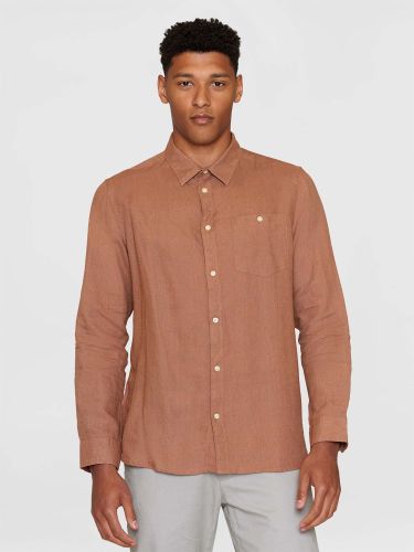 glore Knowledge Cotton Apparel Regular Fit Linen Shirt VIP-Rabatte
