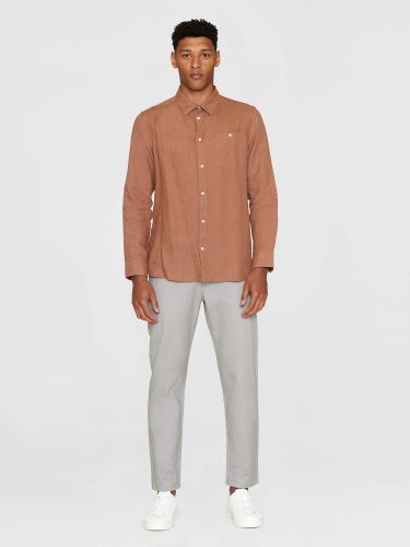 glore Knowledge Cotton Apparel Regular Fit Linen Shirt VIP-Rabatte