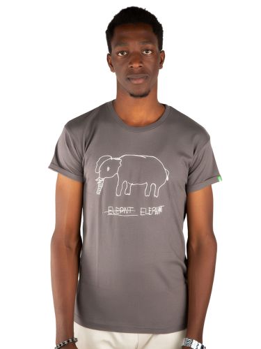 glore Kipepeo Clothing Shirt Elephant Charcoal Herren Kostenlose Rückgabe