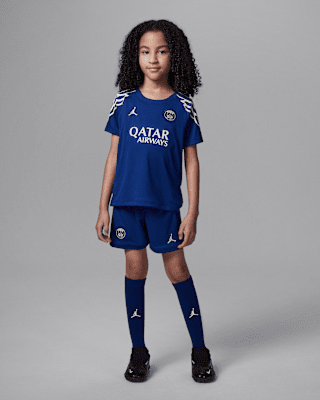 Paris Saint-Germain 2025 Stadium FourthJordan Replica dreiteiliges Fußballtrikot-Set (jüngere Kinder)