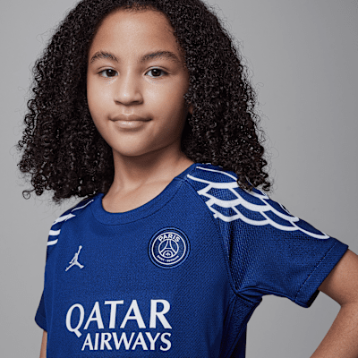 Paris Saint-Germain 2025 Stadium FourthJordan Replica dreiteiliges Fußballtrikot-Set (jüngere Kinder) Riesige Ersparnisse