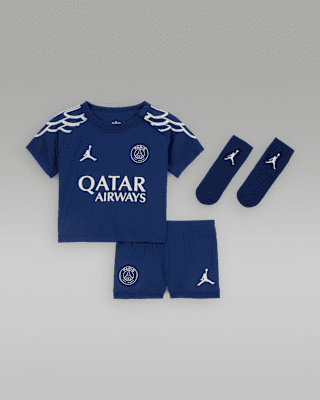 Paris Saint-Germain 2025 Stadium FourthDreiteiliges Jordan Replika-Fußballtrikot-Set (Babys und Kleinkinder)