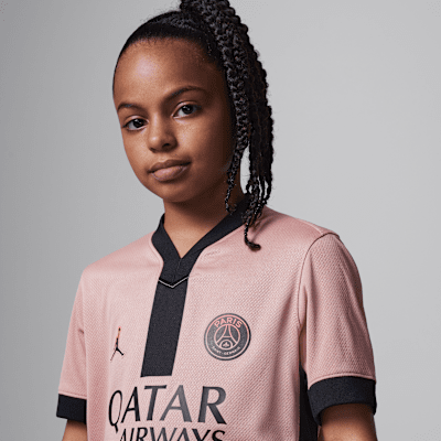Paris Saint-Germain 2024/25 Stadium ThirdJordan Dri-FIT-Replika-Fußballtrikot für ältere Kinder Wochenangebot
