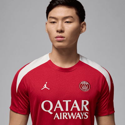 Paris Saint-Germain Strike FourthJordan Dri-FIT Kurzarm-Fußballoberteil aus Strickmaterial (Herren) Letzte 3 Tage
