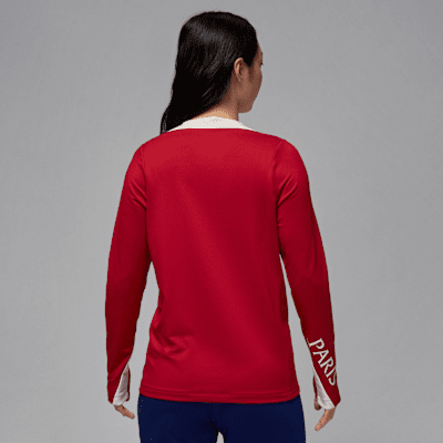 Paris Saint-Germain Strike FourthJordan Dri-FIT Fußball-Strickoberteil mit Rundhalsausschnitt (Damen) Nur für heute