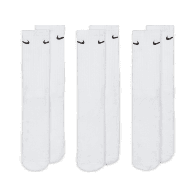 Nike Everyday CushionedCrew-Trainingssocken (3 Paar) 50% Rabatt mit kostenlosem Versand