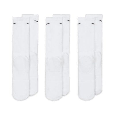Nike Everyday CushionedCrew-Trainingssocken (3 Paar) 50% Rabatt mit kostenlosem Versand