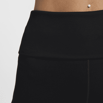 Nike OneDri-FIT-Hose mit umschlagbarem hohem Bund (Damen) Saisonschlussverkauf
