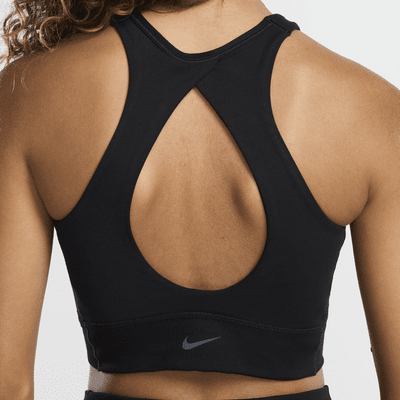 Nike One TwistLeicht gefütterter Sport-BH mit leichtem Halt und hohem Ausschnitt (Damen) Online Outlet