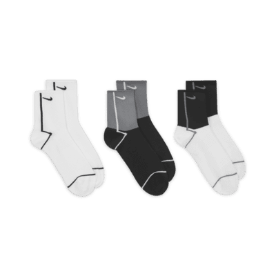 Nike Everyday Plus LightweightTrainings-Knöchelsocken für Damen (3 Paar) Exklusive Angebote