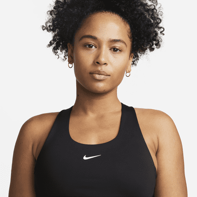 Nike SwooshGepolstertes Sport-BH-Tanktop mit mittlerem Halt für Damen Begrenzte Freigabe