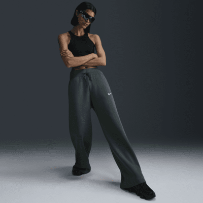 Nike Sportswear Phoenix FleeceDamen-Trainingshose mit hohem Taillenbund und weitem Bein Zeitbegrenzte Promotion