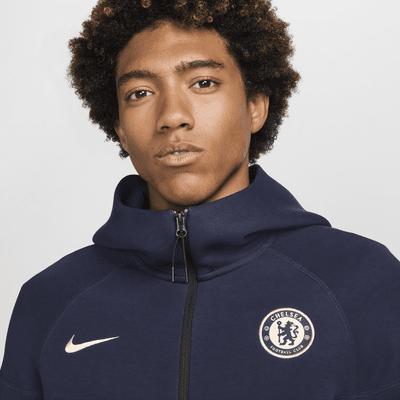 FC Chelsea Tech Fleece WindrunnerNike Fußball-Hoodie mit durchgehendem Reißverschluss (Herren) 50% Rabatt mit kostenlosem Versand