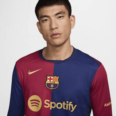 FC Barcelona 2024/25 Stadium HomeNike Replika-Longsleeve-Fußballtrikot mit Nike Dri-FIT-Technologie (Herren) Nur für heute