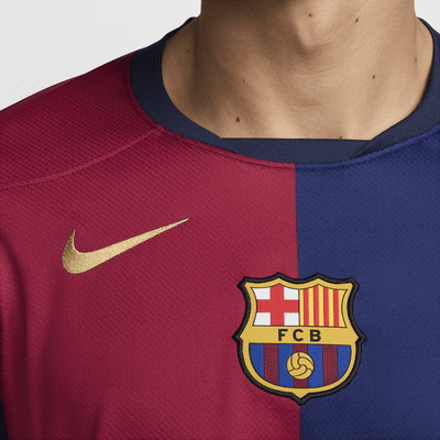 FC Barcelona 2024/25 Stadium HomeNike Replika-Longsleeve-Fußballtrikot mit Nike Dri-FIT-Technologie (Herren) Nur für heute
