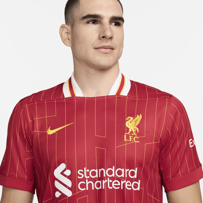 FC Liverpool 2024/25 Stadium HomeNike Replika-Fußballtrikot mit Dri-FIT-Technologie (Herren) Speichern exportieren