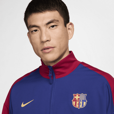 FC Barcelona Strike HomeNike Dri-FIT Fußballjacke (Herren) Auslauf