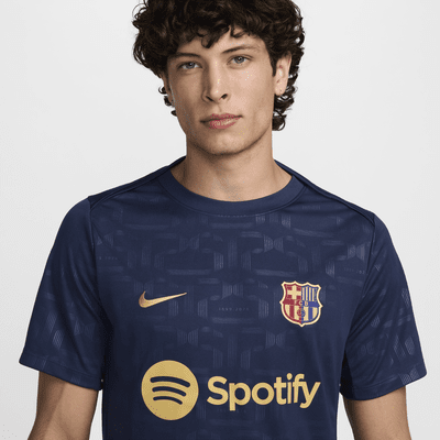 FC Barcelona Academy Pro HomeNike Dri-FIT Pre-Match Kurzarm-Fußballoberteil (Herren) Günstiger Verkauf