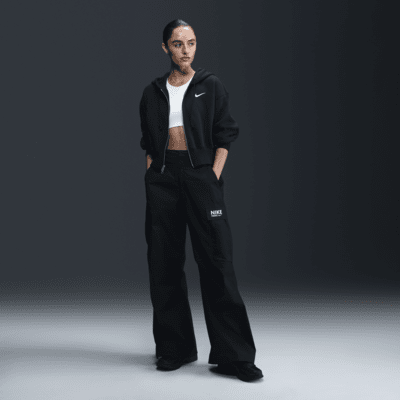 Nike Sportswear Phoenix Fleeceweite verkürzte Kapuzenjacke (Damen) Große Rabatte