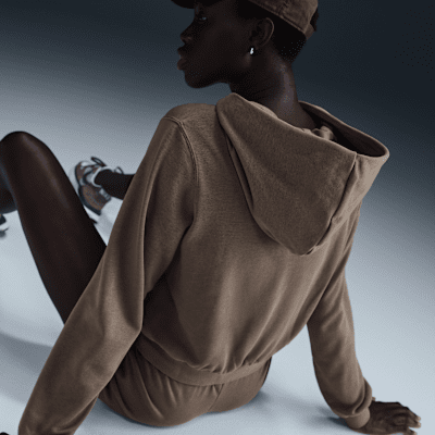 Nike Sportswear Chill TerryFrench Terry-Hoodie mit durchgehendem Reißverschluss für Damen JETZT KAUFEN