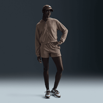 Nike Sportswear Chill TerryFrench Terry-Hoodie mit durchgehendem Reißverschluss für Damen JETZT KAUFEN