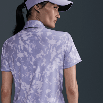 Nike VictoryKurzärmliges Golf-Poloshirt mit Print und Dri-FIT-Technologie (Damen) Bis zu 60% Rabatt