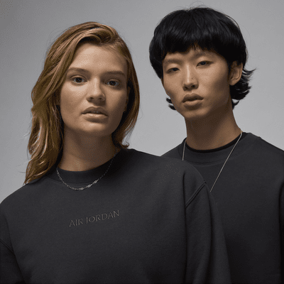 Air Jordan WordmarkFleece-Sweatshirt mit Rundhalsausschnitt für Herren zollfrei