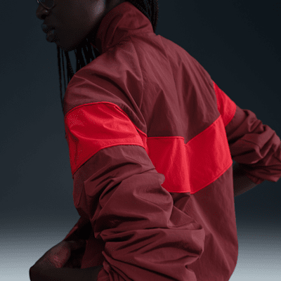 Nike WindrunnerLockere UV-Webjacke mit durchgehendem Reißverschluss (Damen) Rabatte dieses Monats