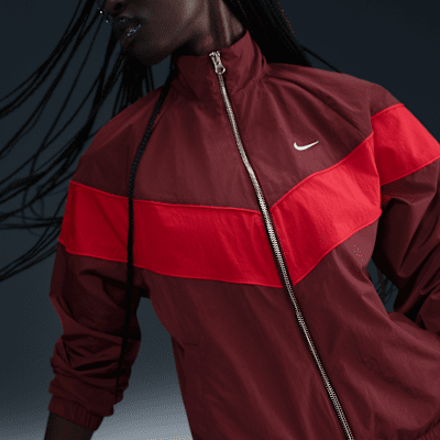 Nike WindrunnerLockere UV-Webjacke mit durchgehendem Reißverschluss (Damen) Rabatte dieses Monats